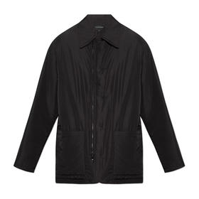 EMPORIO ARMANI 阿玛尼 男士拉链休闲棉服 黑色 6D1G7Q 1K74Z 0999