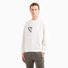 EMPORIO ARMANI 阿玛尼 男士V 形背景上印有大鹰图案的双面平纹针织运动卫衣 白色 6D1M76 1JHSZ 0101 商品缩略图1