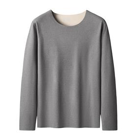 【德绒AB面保暖】【新款DSF】大依优型大码男装德绒保暖上衣内衣弹力加绒舒适保暖秋衣