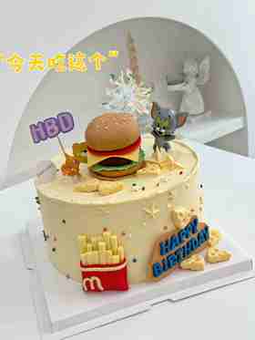 汤姆杰瑞汉堡蛋糕