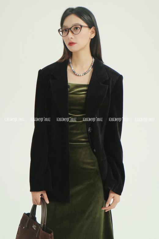 【门店同款】ENJOY秋季时光回廊静奢绒面吊带裙 159396721 商品图13