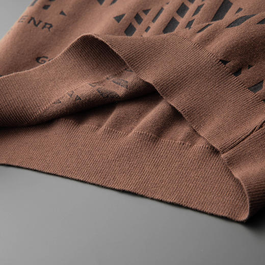 【新款DPF】大依优型大码毛衣针织衫毛衫休闲加肥加大男士胖子大码内搭上衣潮款打底衫 商品图4