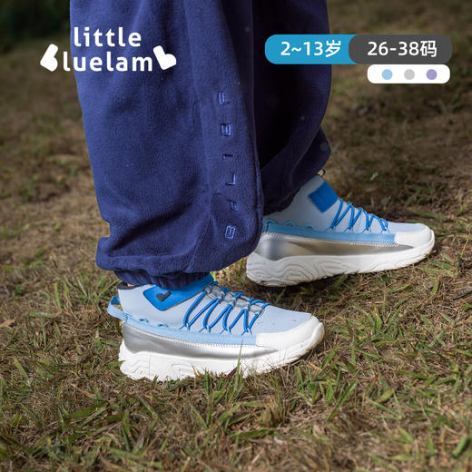 【26-38码】小蓝羊2024冬季新款儿童加绒运动鞋——户外防滑棉靴中大童秋冬保暖鞋【极光徒步靴】 商品图5