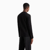 【一】EMPORIO ARMANI 阿玛尼 男士微型徽标贴片的 Supima 针织圆领长袖T恤 黑色 8N1TR1 1JRGZ 0999 商品缩略图2