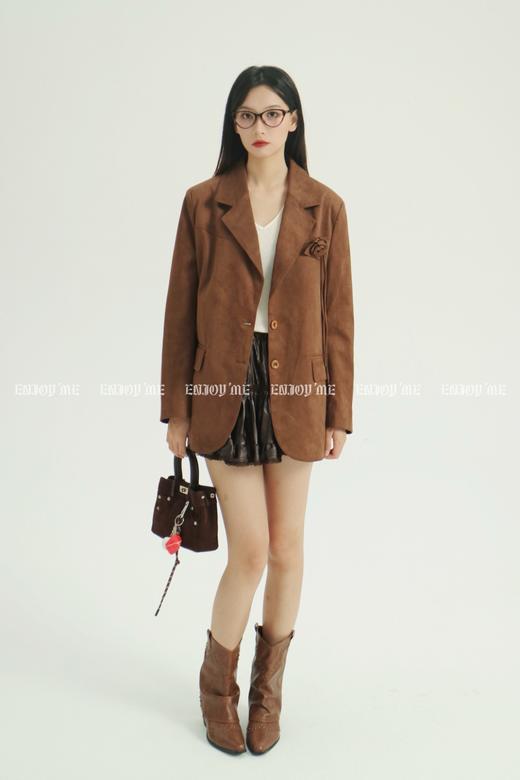 【门店同款】ENJOY秋季时光回廊花朵胸针西装 159407355 商品图1