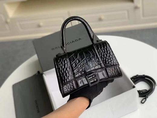 巴黎世家| 鳄鱼纹 Balenciagα沙漏包 大小号（CB） 商品图7