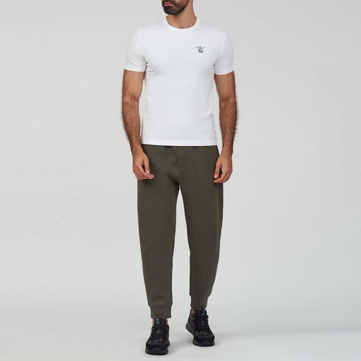 EMPORIO ARMANI 阿玛尼 男士徽标刺绣混纺棉质休闲运动裤 绿色 8N1PT0 1JHSZ 06K0 商品图3