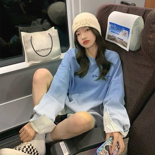 【家居百货】【卖萌冠军】超爆渐变圆领卫衣巨好看！谁穿谁好看｜甜美减龄又很潮酷 闭眼入！ 商品图3