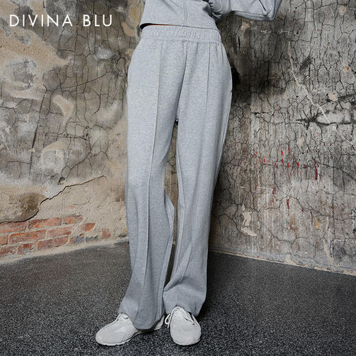 DIVINA BLU都灵系列 迪唯纳直筒阔腿卫裤83 商品图2