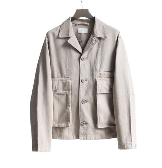 中性款水洗口袋工装夹克013 商品图0