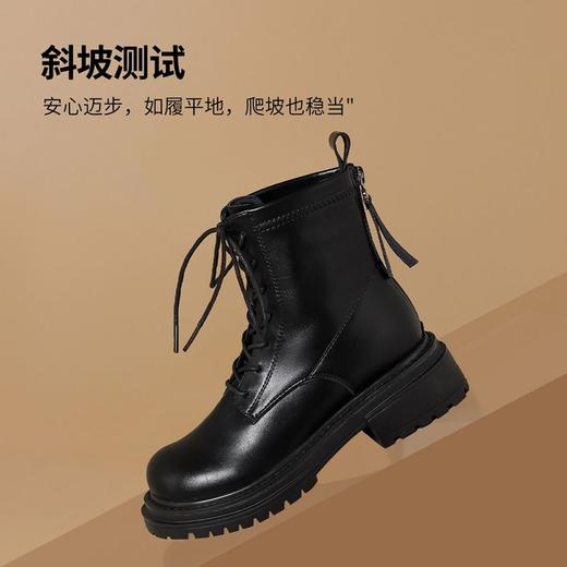 ZHR则则时尚甜酷经典马丁靴短靴女2024新款百搭复古靴子简约女鞋 商品图4