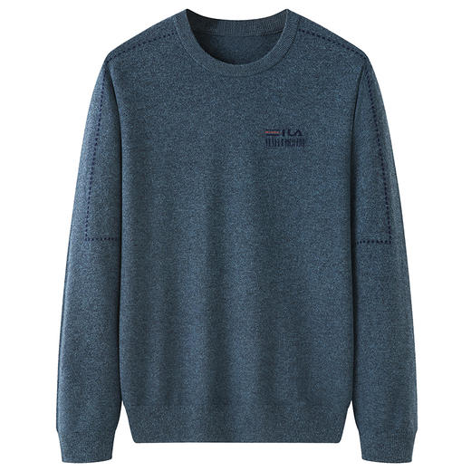 【100%羊毛】【新款DDS】大依优型大码男装羊毛衫圆领毛衣针织衫休闲加肥加大男士胖子大码内搭上衣 商品图5