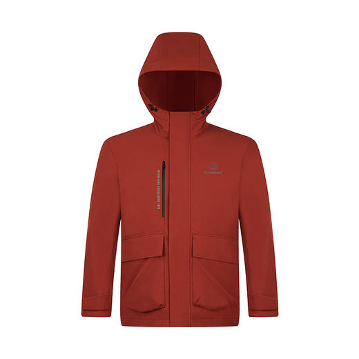 【拒水羽绒】柒牌羽绒服男2024秋冬新款时尚休闲一衣三穿夹克外套	127E71430 商品图4