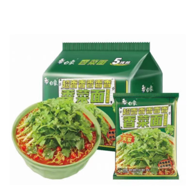 575g白象香菜面5连包