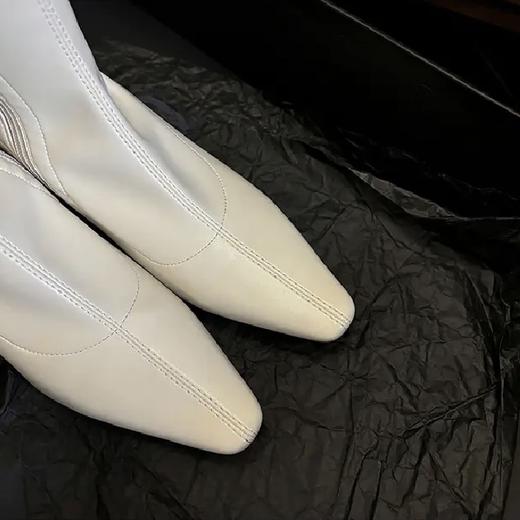PIANAI冷小姐# 白色长款瘦瘦靴 商品图1