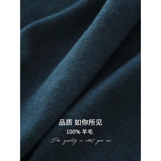 COCOBELLA[72支3股100%水溶羊毛]细腻针织衫打底毛衣MZ3117 商品图4