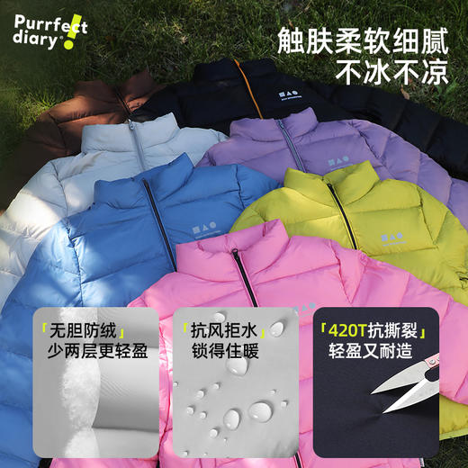 fx-【泡芙轻羽绒】轻暖0压 3倍柔软】亲子款超轻立领羽绒服 PDWT2425 商品图5