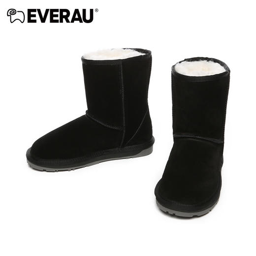 EVERAU中筒绒面经典男女同款雪地靴EA3133 商品图2