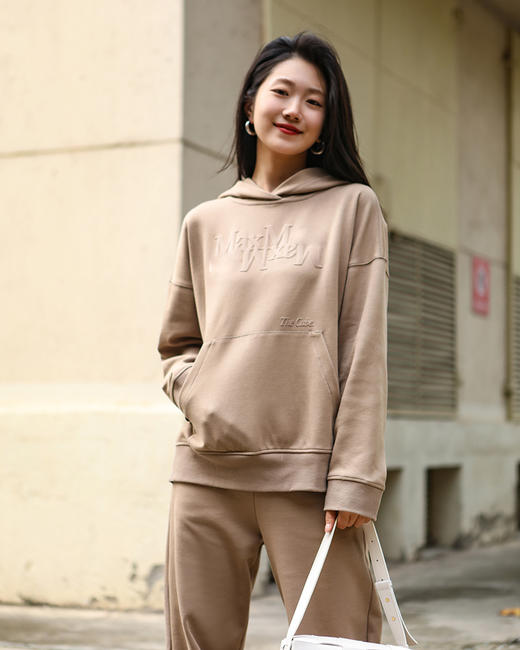 单品包邮 现货 THS-限时 max家 原尾 科技双面布植绒CUBE卫衣BI462运动裤BJ3055 商品图7