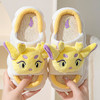 【舒适系列&萌趣卡通麻拖】新款儿童亚麻卡通神兽 舒适防滑耐磨 速干柔软户外室内地板拖鞋 男童女宝拖鞋-QQ 商品缩略图6