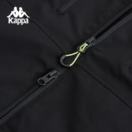 Kappa卡帕背靠背秋季新款运动防风衣男款户外防泼水连帽夹克外套K0E72FJ82 商品图2