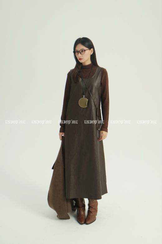 【门店同款】ENJOY秋季时光回廊配包包皮背心裙 159503961 商品图0