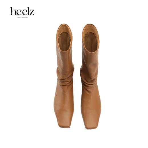 heelz设计师手工鞋履 ｜自在平底羊皮堆堆靴1公分 商品图2
