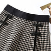 国风复古毛线千鸟格高腰半身裙MYX-621 商品缩略图3