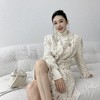 PIANAI冷小姐# 红钻格纹流苏小香套装 商品缩略图1