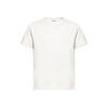 EMPORIO ARMANI 阿玛尼 男士斜体徽标刺绣 ASV 棉质轻质针织圆领短袖T恤 白色 6D1TQ8 1JOCZ 0101 商品缩略图0