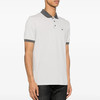 EMPORIO ARMANI 阿玛尼 男士带 V 形饰边的丝光珠地网眼 Polo 衫 灰色 3D1FM1 1JTKZ 0646 商品缩略图1