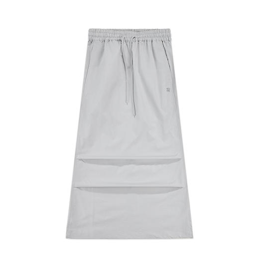 CryingCenter 卡其灰橡筋腰抽绳空气工装长半裙 哭喊中心 商品图5