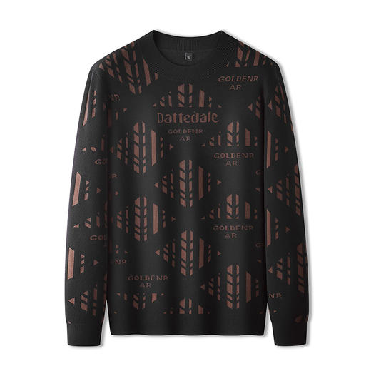 【新款DPF】大依优型大码毛衣针织衫毛衫休闲加肥加大男士胖子大码内搭上衣潮款打底衫 商品图7