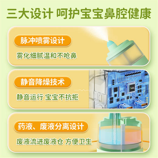 爱护佳 医用儿童电动洗鼻器喷雾鼻塞通鼻冲洗套装 商品图1