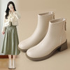 ZHR则则时装百搭短靴女2024秋冬新款英伦风马丁靴气质显高瘦瘦靴 商品缩略图1