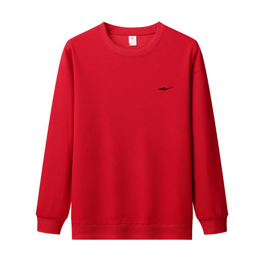 鸿星尔克春秋款纯棉圆领卫衣情侣款 商品图11