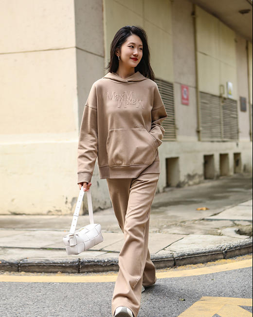 单品包邮 现货 THS-限时 max家 原尾 科技双面布植绒CUBE卫衣BI462运动裤BJ3055 商品图3