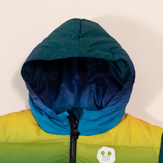 迪士尼冬季男童羽绒外套连帽防风上衣中大童保暖中长款羽绒服224DS0708 商品图4