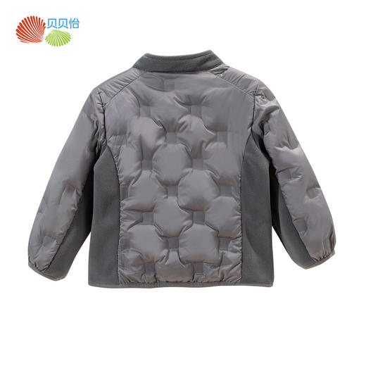 贝贝怡冬季儿童轻盈保暖羽绒服男女童时尚撞色外套ZB4DS001 商品图11
