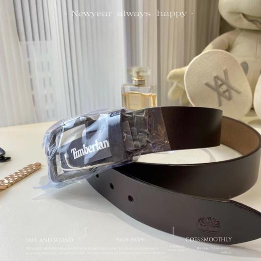 山姆同款，2024新款Timberland添柏岚男士纯皮宽版腰带，均码，长125cm宽度35mm！可自行打孔！   小树皮带 商品图2