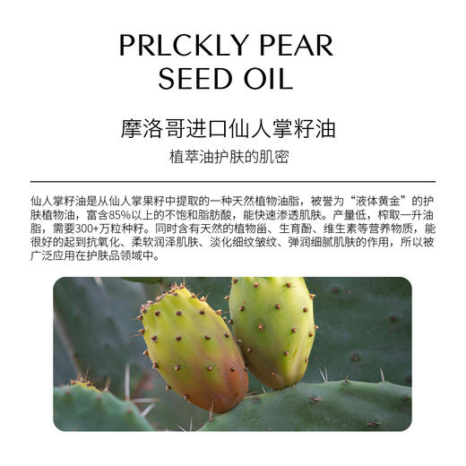 摩洛哥仙人掌籽油种子油脸部眼部精油有机冷压初榨植物基础芳疗油 商品图3