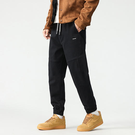 【纯棉】【新款DQ】大依优型大码束脚休闲长裤男舒适休闲简约百搭加肥加大男装潮款 商品图7