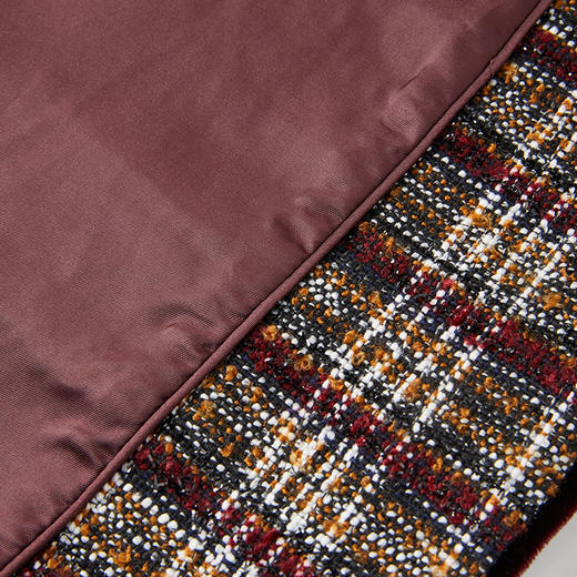 IN AND ON 意大利进口花呢经典圆领小香风外套 53821 商品图6