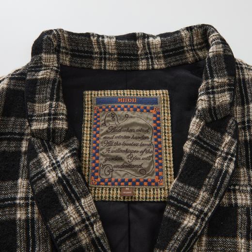 谜底西装呢子大衣女2024冬季新品简洁利落宽松西服外套244GD1653 商品图3