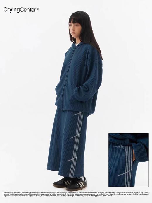 CryingCenter 四色华夫格开衫外套 情侣 休闲 哭喊中心 商品图3