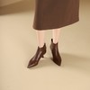 westory2024年秋冬新款优雅风中高跟百搭短靴切尔西W24DS84431 商品缩略图3