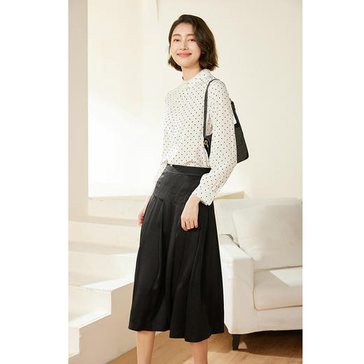 乔万尼衬衫女上衣新款复古波点法式设计EM3C422 商品图2