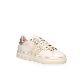 豪麟名鞋STOKTON女鞋时尚休闲鞋牛皮革ST884X杏色