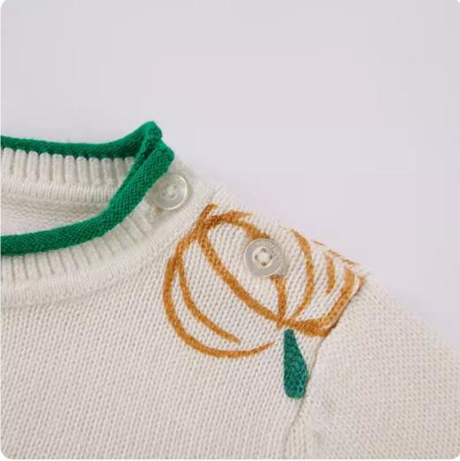 英氏儿童毛衣男宝宝宽松圆领套头毛衫 YRMEJ30128A01长袖秋装 商品图1