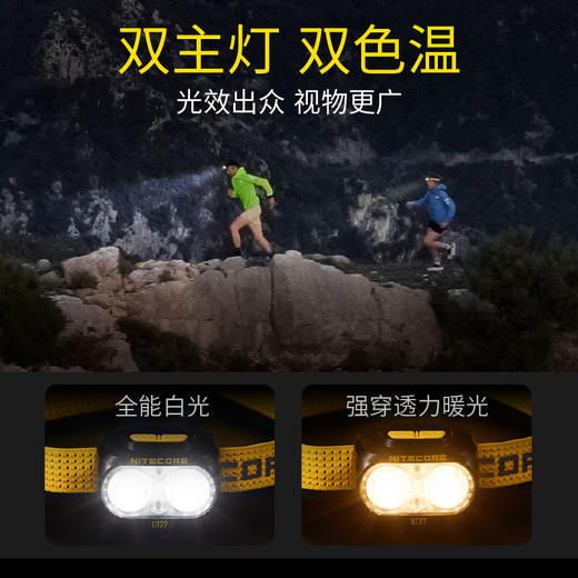 NITECORE 奈特科尔 UT27 PRO 超亮强光可充电头灯 800流明 商品图2
